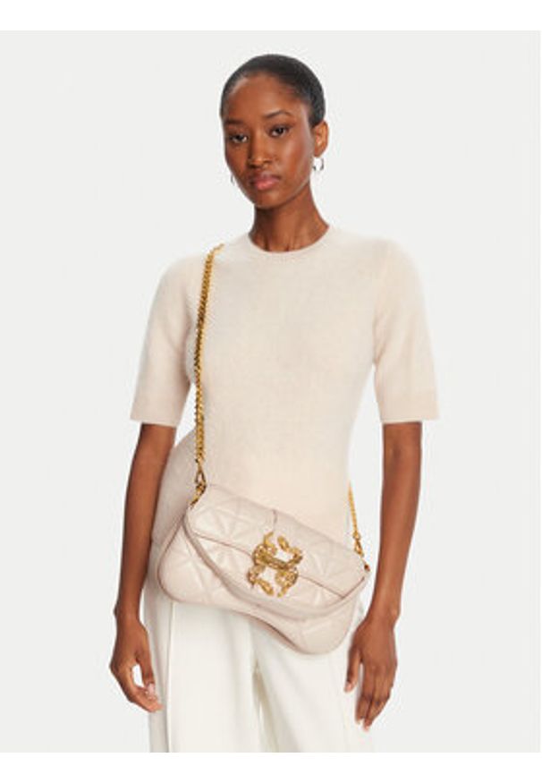 Just Cavalli Torebka 79RA4BA1 ZSD24 Beżowy. Kolor: beżowy. Materiał: skórzane