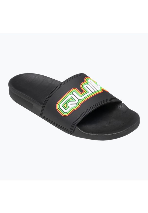 Klapki męskie Quiksilver Rivi Wordmark Slide II. Kolor: czarny