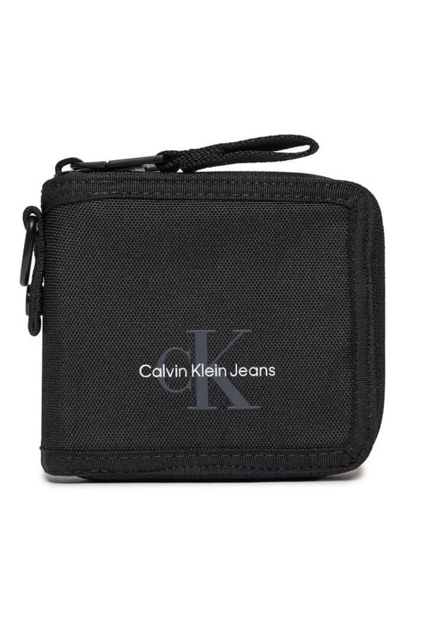 Calvin Klein Jeans Mały Portfel Męski Sport Essentials Compact Zip Ut K50K510774 Czarny. Kolor: czarny