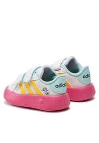 Adidas - adidas Sneakersy Grand Court Minnie Tennis Sportswear Kids ID8018 Biały. Kolor: biały. Materiał: skóra #5