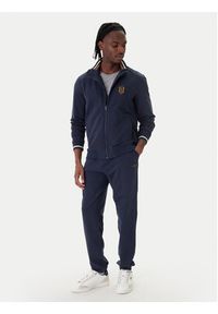 Aeronautica Militare Spodnie dresowe 261PF1008UF00674 Granatowy Regular Fit. Kolor: niebieski. Materiał: bawełna #5