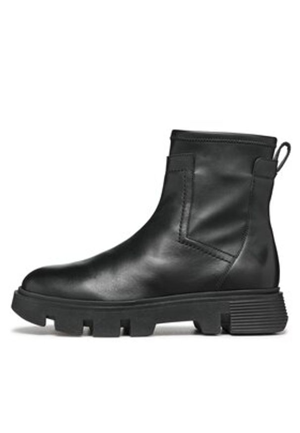 Geox Botki D Vilde D26UAC 043KB C9997 Czarny. Kolor: czarny. Materiał: skóra
