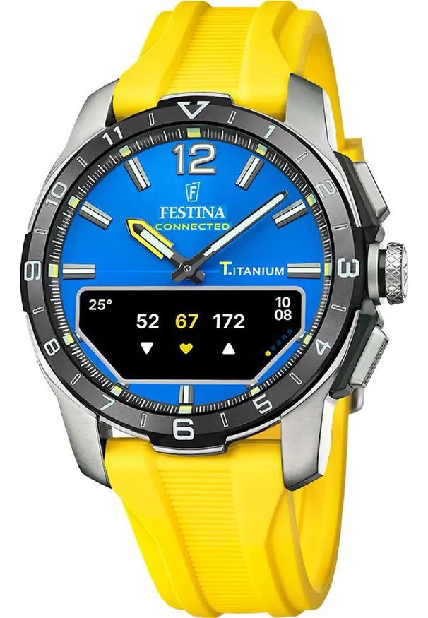 Zegarek męski Festina F23000-8 żółty. Kolor: żółty