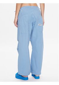 BDG Urban Outfitters Spodnie materiałowe BDG BAGGY CARGO 76475391 Niebieski Relaxed Fit. Kolor: niebieski. Materiał: materiał, bawełna #4