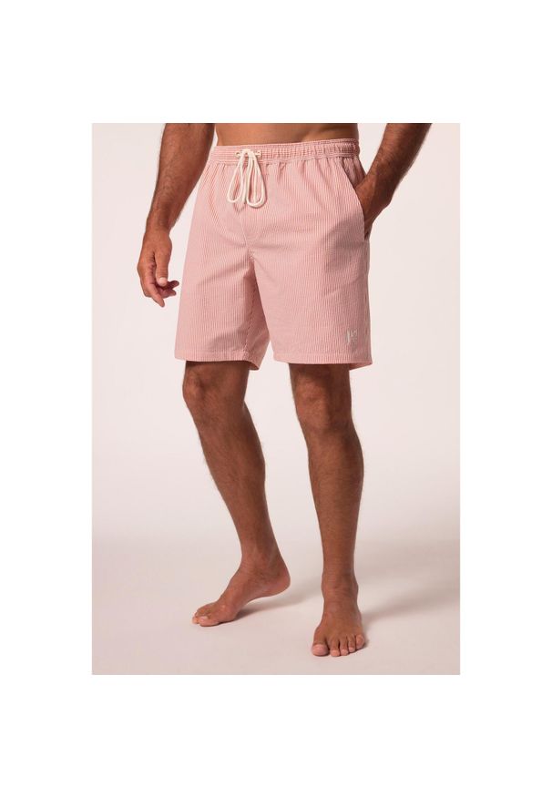 JAY-PI - Męskie Kąpielówki odzież plażowa kora szybkoschnące do rozm. 8XL. Kolekcja: plus size. Kolor: wielokolorowy, czerwony, pomarańczowy. Materiał: poliester, materiał