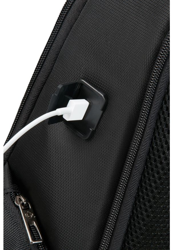 Plecak Samsonite Vectura Evo 14.1'' czarny. Kolor: czarny. Materiał: materiał