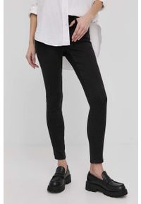 MICHAEL Michael Kors jeansy Selma damskie medium waist. Kolor: czarny