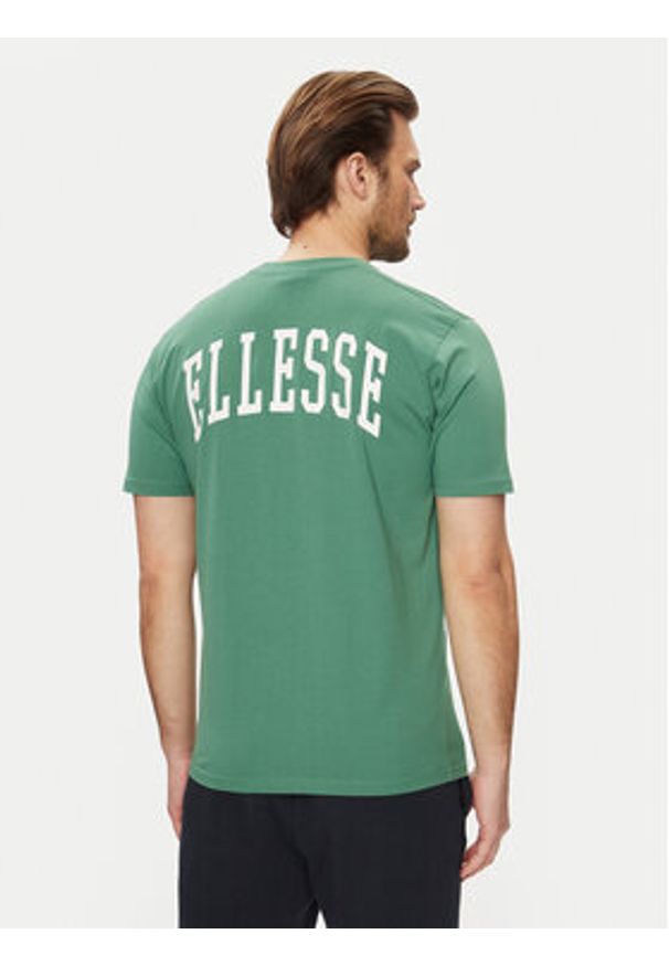 Ellesse T-Shirt Harvardo SHV20245 Zielony Regular Fit. Kolor: zielony. Materiał: bawełna
