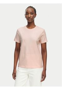Calvin Klein Jeans T-Shirt Monogram LV047B224G Różowy jasny Regular Fit. Kolor: różowy. Materiał: bawełna #1
