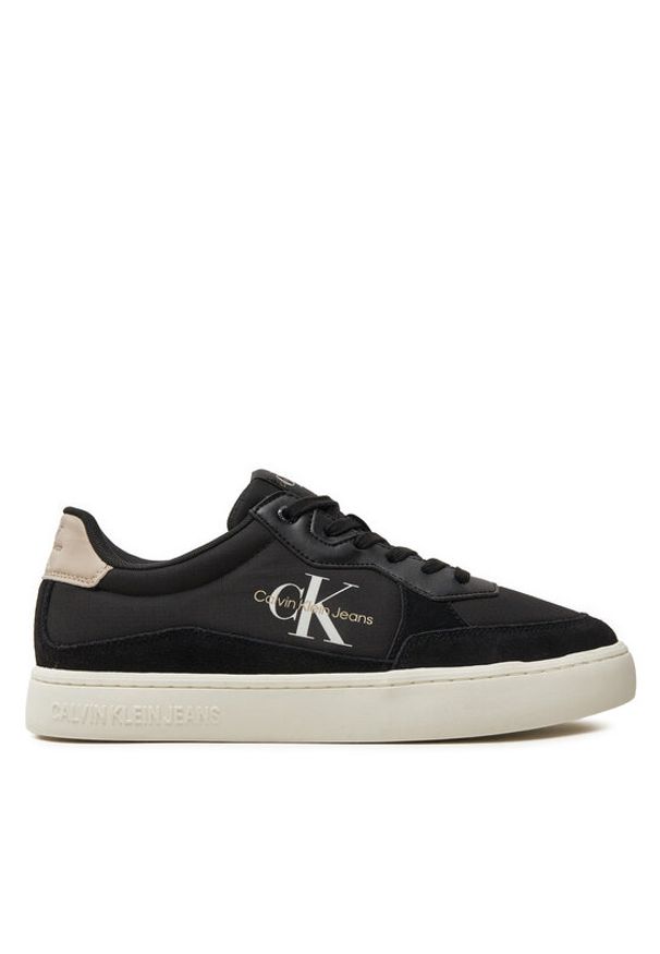 Calvin Klein Jeans Sneakersy Classic Cupsole Low Mix Mtl YM0YM01033 Czarny. Kolor: czarny. Materiał: materiał