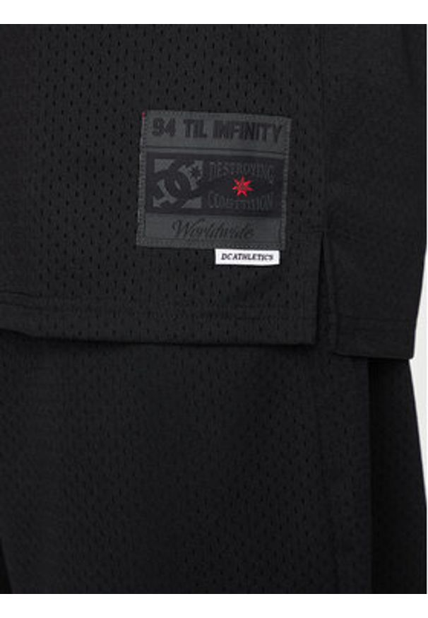 DC Shoes Tank top Starz 94 Jersey ADYKT03228 Czarny Regular Fit. Kolor: czarny. Materiał: syntetyk