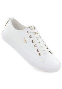 Big-Star - Trampki niskie damskie ekoskóra białe Big Star RR274748. Kolor: biały. Materiał: skóra ekologiczna. Sezon: lato. Styl: sportowy #1