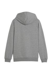 Puma - Bluza Z Kapturem Dziecięca Team Goal Casual. Typ kołnierza: kaptur. Kolor: szary