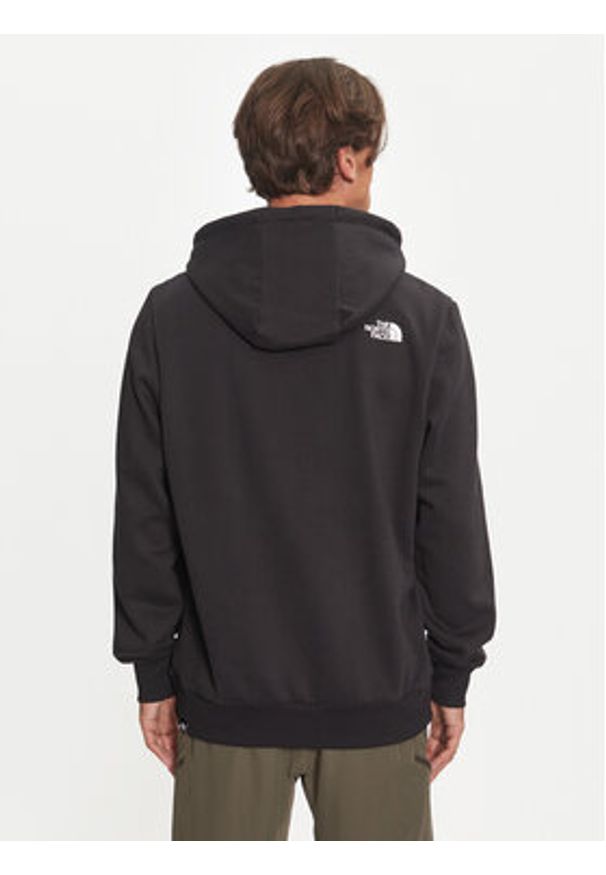 The North Face Bluza Simple Dome NF0A89FC Czarny Regular Fit. Kolor: czarny. Materiał: syntetyk, bawełna