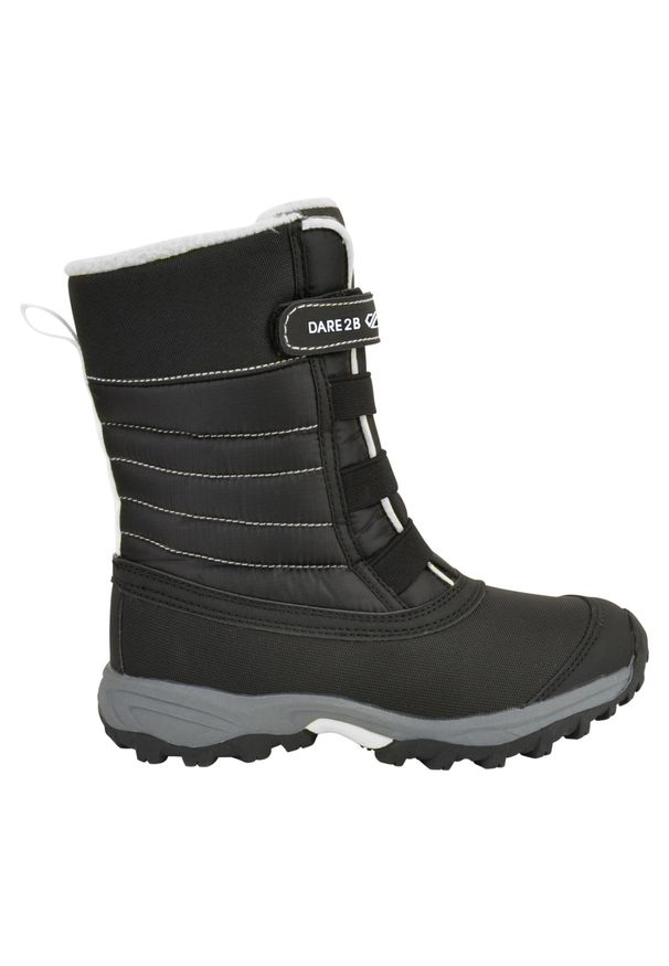 DARE 2B - Dziecięce buty zimowe Dare 2B Skiway II. Kolor: czarny, biały, wielokolorowy. Materiał: poliester. Sezon: zima. Sport: turystyka piesza, narciarstwo