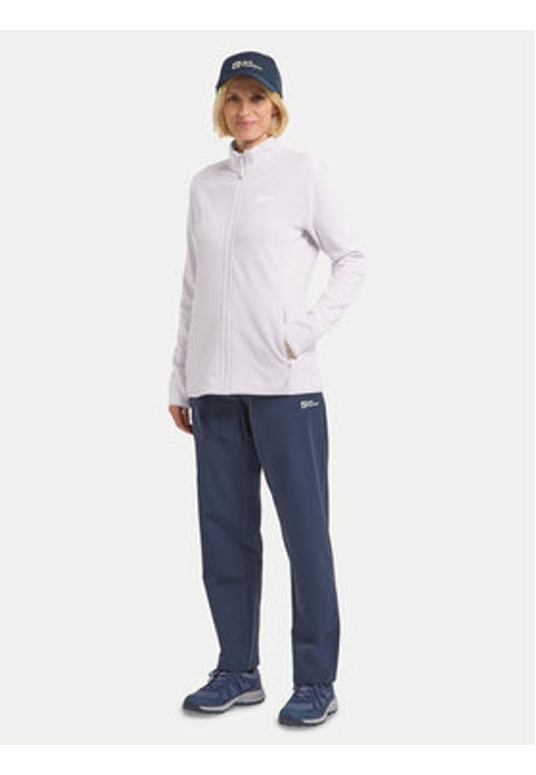 Jack Wolfskin Polar Baiselberg 1711401 Fioletowy Regular Fit. Kolor: fioletowy. Materiał: syntetyk