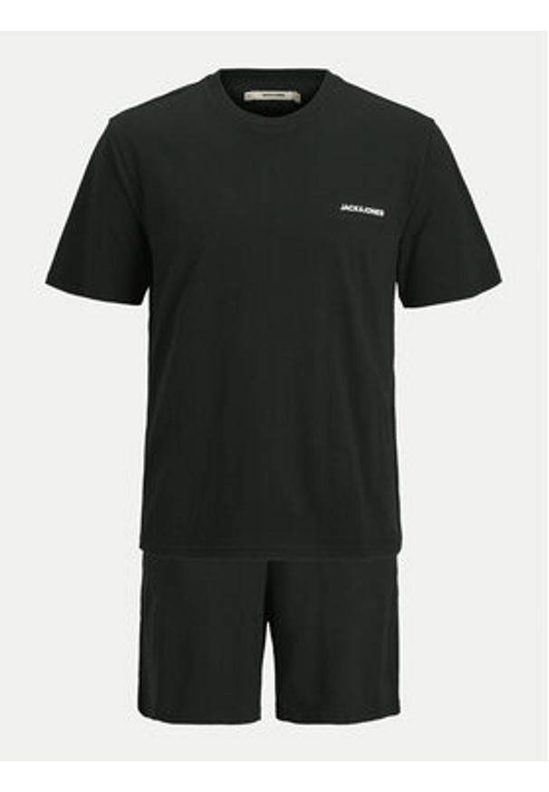 Jack & Jones - Jack&Jones Piżama Everest 12273635 Czarny Standard Fit. Kolor: czarny. Materiał: bawełna