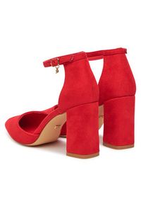 DeeZee Czółenka DF-82616-85-35621 Czerwony. Kolor: czerwony. Materiał: materiał #3