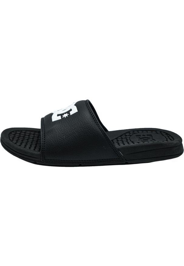 Klapki DC Shoes Bolsa, Mężczyźni. Okazja: na plażę. Kolor: czarny, wielokolorowy. Materiał: skóra ekologiczna, materiał. Styl: sportowy