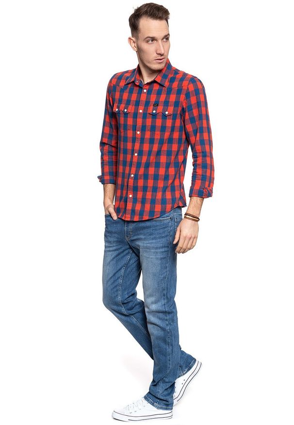 Mustang - SPODNIE MĘSKIE MUSTANG Washington DENIM BLUE 1009083 5000 411