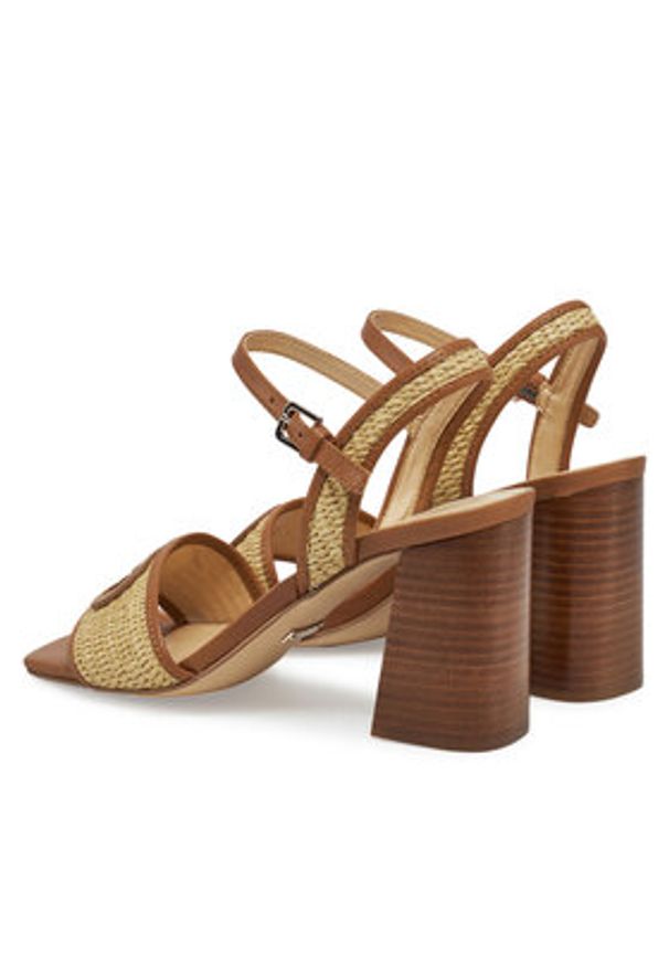 Guess Sandały FLJGNK FAB03 Beżowy. Kolor: beżowy. Materiał: skóra