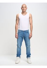 Big-Star - Spodnie jeans męskie Harper 232. Stan: podwyższony. Kolor: niebieski. Styl: klasyczny, elegancki #1