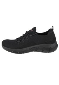 skechers - Buty do chodzenia sneakersy damskie Skechers Bobs Sport B Flex-Color Connect. Kolor: czarny. Materiał: guma, materiał, tkanina, syntetyk. Model: Skechers Sport. Sport: turystyka piesza
