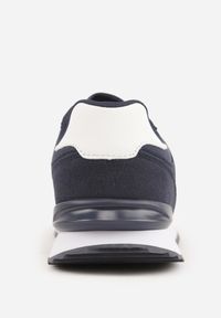 Born2be - Granatowe Casualowe Buty Sportowe Typu Sneakersy Glorelle. Okazja: na co dzień. Zapięcie: sznurówki. Kolor: niebieski. Materiał: jeans #5