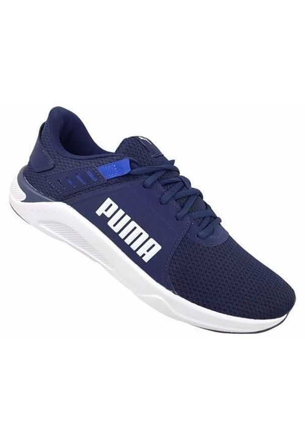 Buty do chodzenia męskie Puma Ftr Connect. Zapięcie: sznurówki. Kolor: niebieski. Materiał: guma, materiał, tkanina, syntetyk. Szerokość cholewki: normalna. Sport: turystyka piesza