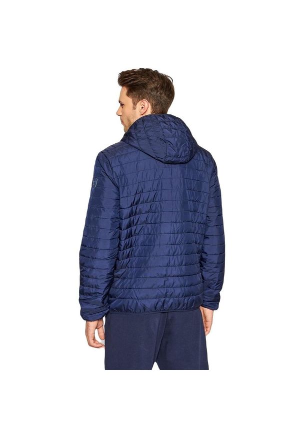 Diadora - Kurtka męska DIADORA HOODIE LIGHT JACKET CHROMIA. Kolor: niebieski. Materiał: materiał, poliester