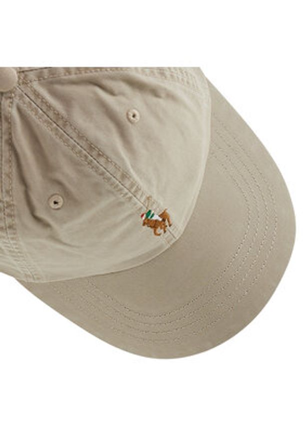 Polo Ralph Lauren Czapka z daszkiem Classic Sport Cap 710834737013 Beżowy. Kolor: beżowy. Materiał: materiał. Styl: sportowy