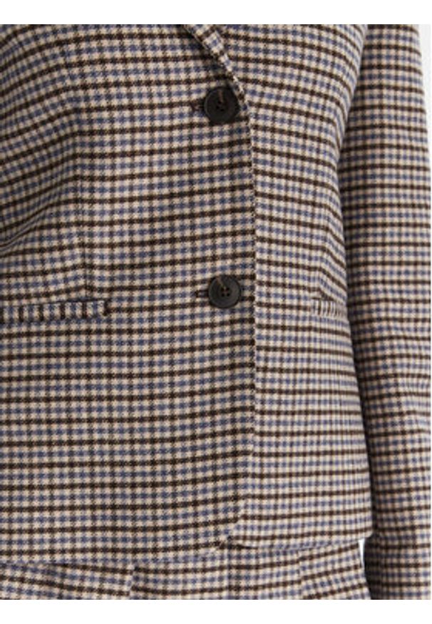 MAX&Co. Marynarka Rancio 2526046034200 Brązowy Slim Fit. Kolor: brązowy. Materiał: syntetyk