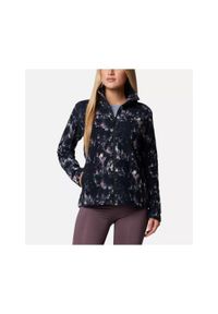 columbia - Bluza rozpinana damska Columbia Fast Trek Printed Jacket. Kolor: niebieski. Sezon: zima. Sport: narciarstwo