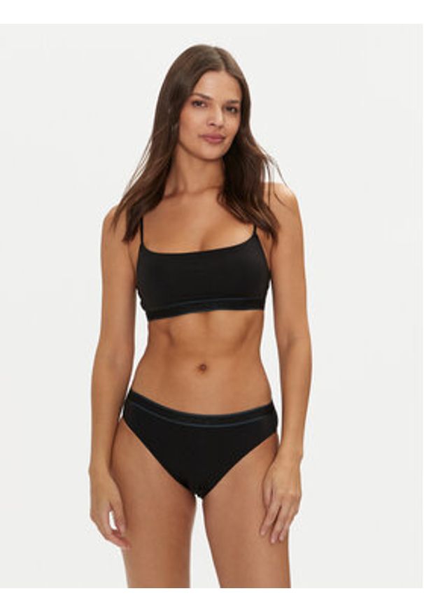 Calvin Klein Underwear Biustonosz top 000QF7943E Czarny. Kolor: czarny. Materiał: bawełna