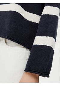 Marc O'Polo Sweter 502 6059 60047 Granatowy Regular Fit. Typ kołnierza: polo. Kolor: niebieski. Materiał: bawełna #4