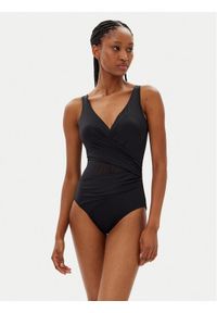 Hunkemöller Strój kąpielowy Shaping Shell 204886 Czarny. Kolor: czarny. Materiał: syntetyk