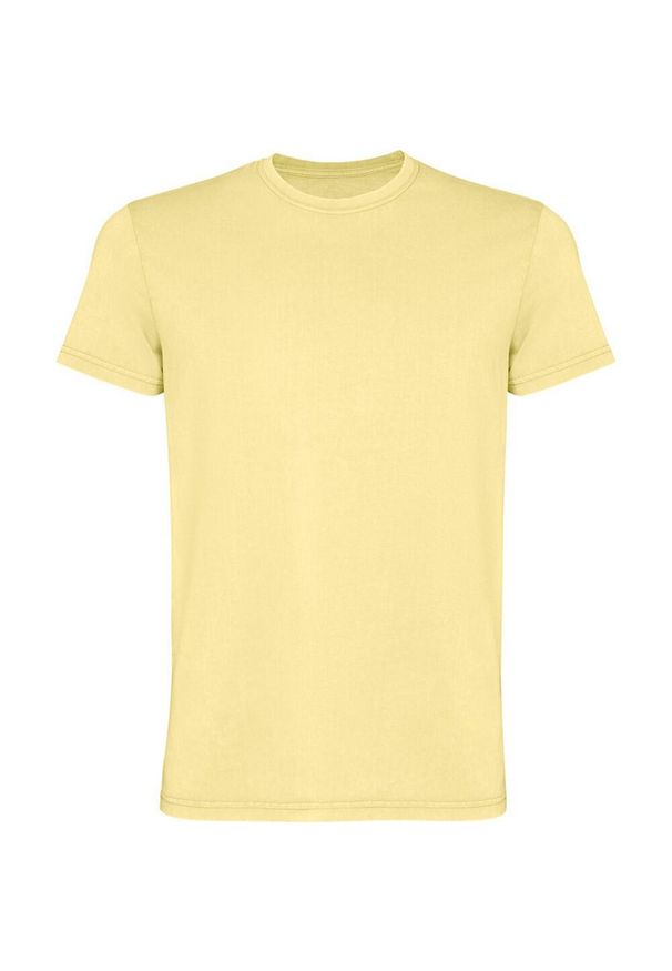 ROLY - Męska Koszulka Corgi Z Krótkim Rękawem. Kolor: żółty. Długość rękawa: krótki rękaw. Długość: krótkie. Sport: turystyka piesza