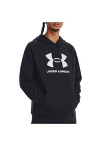 Bluza sportowa męska Under Armour 1379758001. Typ kołnierza: kaptur. Kolor: biały, czarny, wielokolorowy