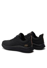skechers - Skechers Sneakersy Bobs Geo-How Marvelous 117422/BBK Czarny. Kolor: czarny. Materiał: skóra #4