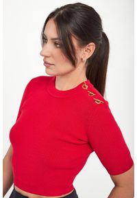 Elisabetta Franchi - Sweter damski cropped ELISABETTA FRANCHI #4