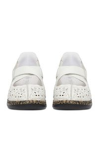 Rieker Półbuty CEO-46352-80 Biały. Kolor: biały. Materiał: skóra #3