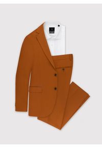 Pako Lorente - PAKO LORENTE – Pomarańczowa marynarka garniturowa P22SF-3G-021-P-S. Okazja: na ślub cywilny, na wesele. Kolor: pomarańczowy. Materiał: poliester, elastan, wiskoza #3