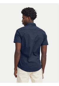 Blend Koszula 20716365 Granatowy Slim Fit. Kolor: niebieski. Materiał: bawełna #4