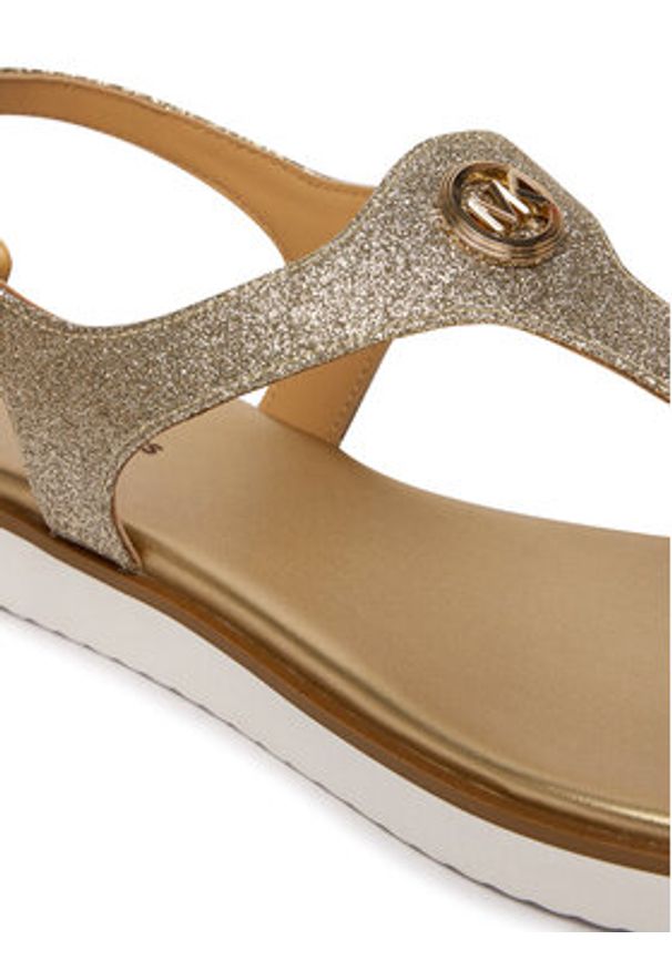 MICHAEL Michael Kors Sandały Val 40R6VAFS1M Złoty. Kolor: złoty. Materiał: skóra