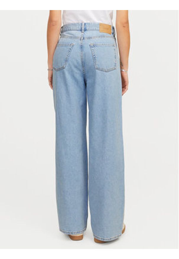 JJXX Jeansy Tokyo 12269077 Błękitny Wide Leg. Kolor: niebieski