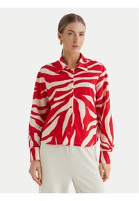 only - ONLY Koszula Sakura 15366883 Czerwony Regular Fit. Kolor: czerwony. Materiał: syntetyk #1