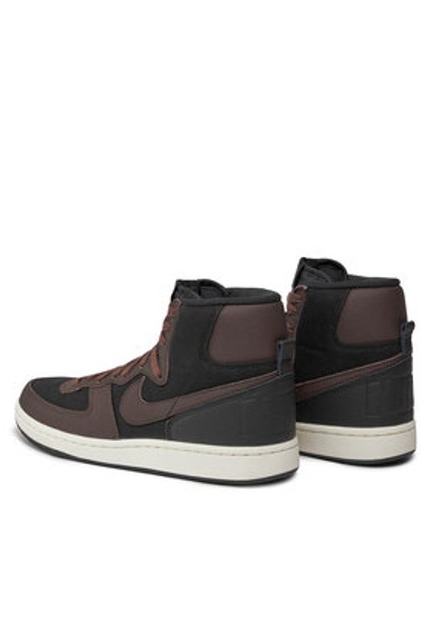 Nike Sneakersy Terminator High Se FD0654 001 Brązowy. Kolor: brązowy. Materiał: materiał