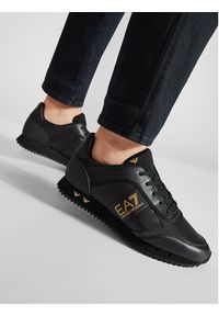 EA7 Emporio Armani Sneakersy X8X119 XK291 R384 Czarny. Kolor: czarny. Materiał: skóra #11