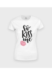 MegaKoszulki - Koszulka damska So kiss me. Materiał: bawełna #1