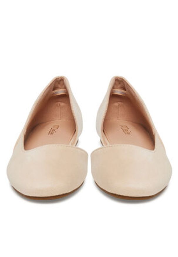 DeeZee Baleriny 9-830-B Beżowy. Kolor: beżowy. Materiał: materiał